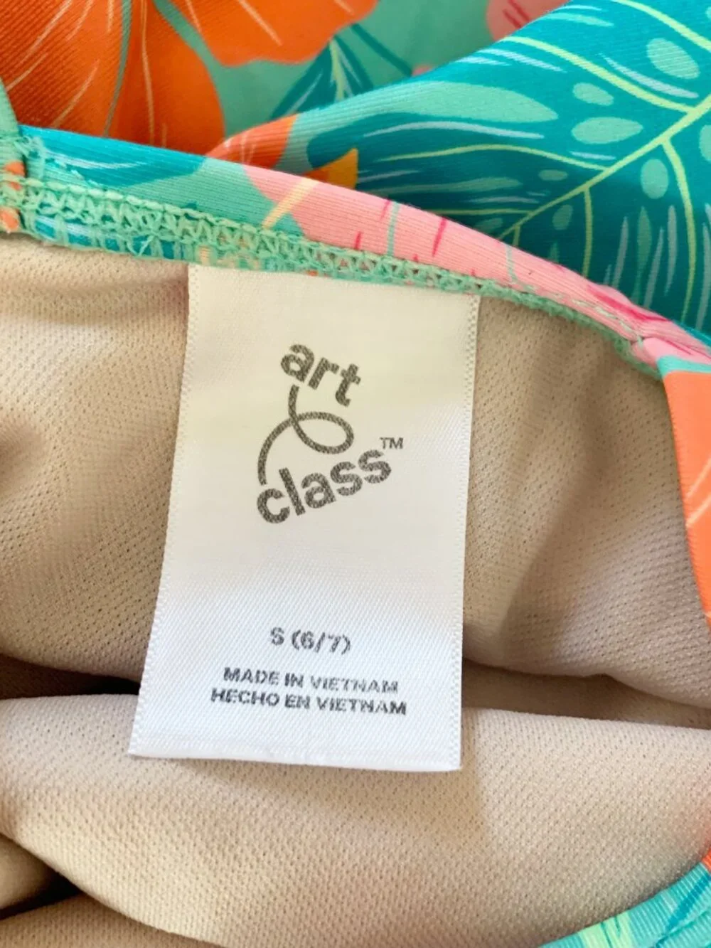 Art Class Floral Swimsuit • 6/7 Years